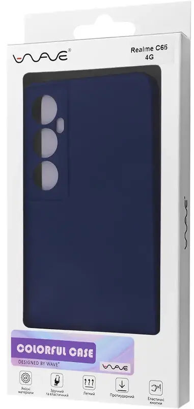 Чохол для Realme C65 4G WAVE Colorful Case TPU (blue) - фото - №4