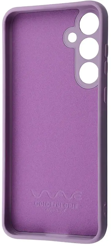 Чехол для Samsung A55 WAVE Colorful Case TPU (black currant) - фото - №1