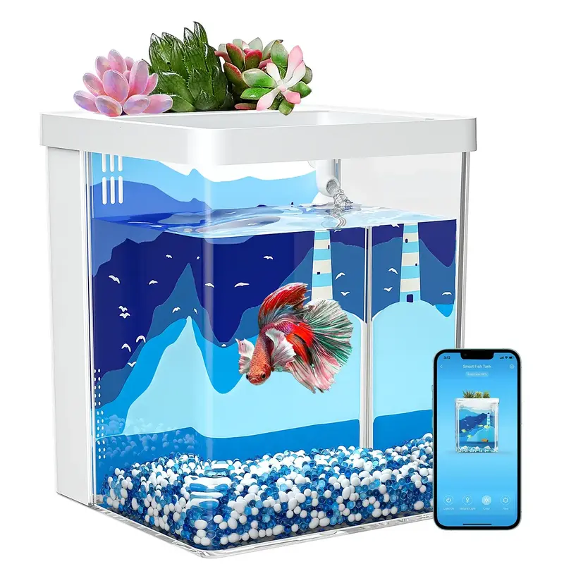 Розумний акваріум ERAARK Intelligent aquarium-MINI - фото - №7