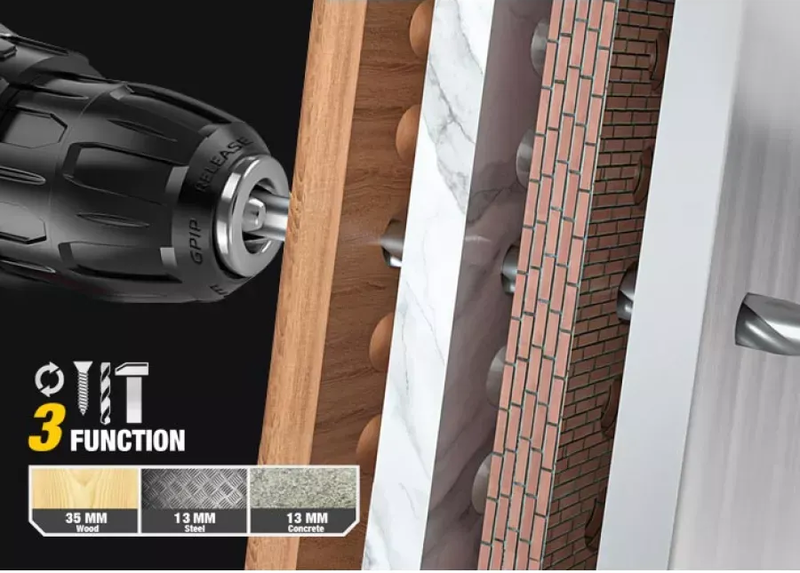 Дриль акумуляторний CAT DX155 ударний - фото - №4