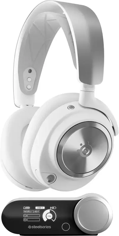 Ігрова гарнітура SteelSeries Arctis Nova Pro Wireless white (61524) - фото - №0