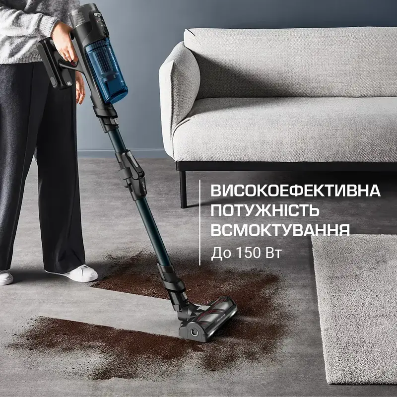 Пилосос акумуляторний Rowenta X-Force Flex 13.60 Animal Aqua RH9AD1WO - фото - №12