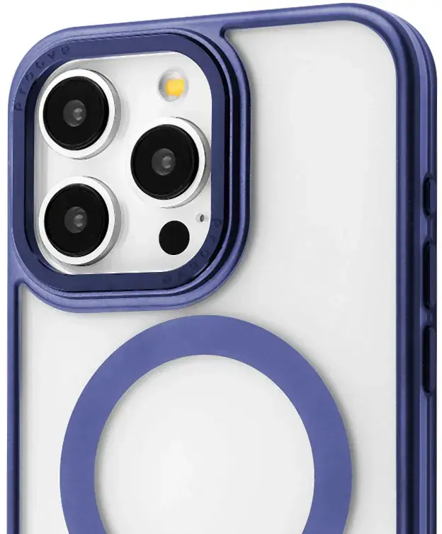 Чeхол для iPhone 15 Pro Max Proove Blur Case with Magnetic Ring (midnight blue) - фото - №4