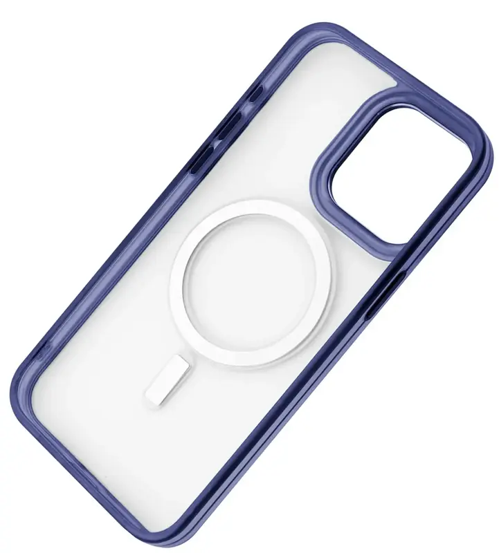 Чeхол для iPhone 15 Pro Max Proove Blur Case with Magnetic Ring (midnight blue) - фото - №2