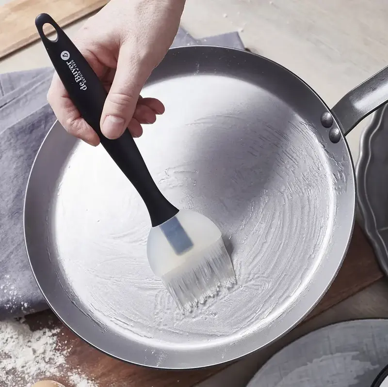 Сковорода для млинців + лопатка + пензлик De Buyer Mineral B Element 26 см (5615.01) - фото - №2