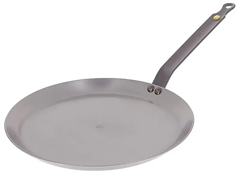 Сковорода для млинців + лопатка + пензлик De Buyer Mineral B Element 26 см (5615.01) - фото - №1