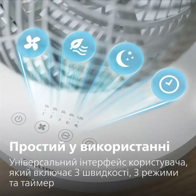 Вентилятор настольный Philips Series 2000 CX2050/00 - фото - №5
