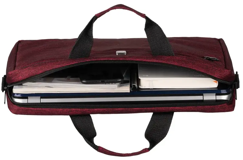 Сумка для ноутбука 2E, Beginner 16" (Burgundy) 2E-CBN315BG - фото - №8