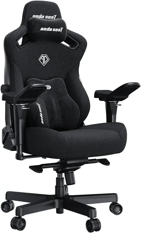 Игровое кресло Anda Seat Kaiser 3 Pro Size XL (Black Fabric) AD12YDC-XL-01-B-CF-B02 фото