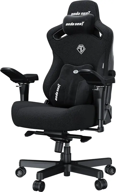 Игровое кресло Anda Seat Kaiser 3 Pro Size XL (Black Fabric) AD12YDC-XL-01-B-CF-B02 фото