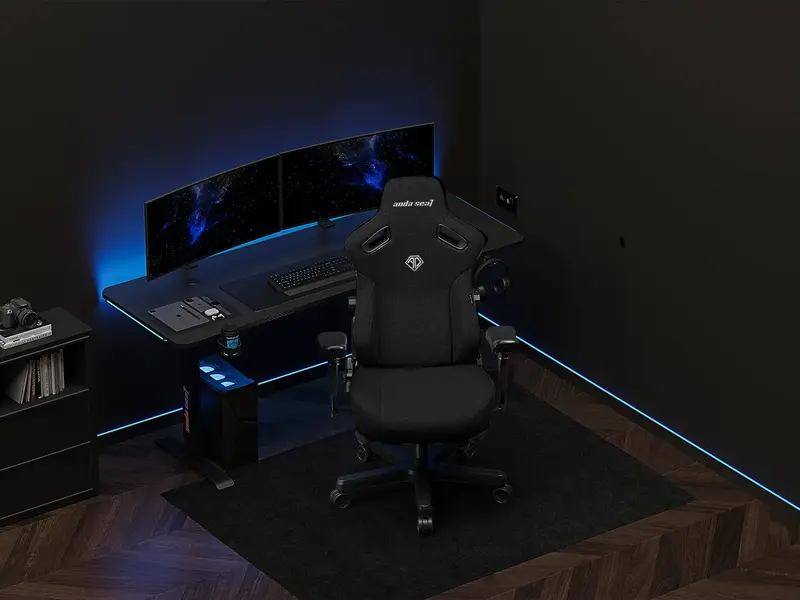 Игровое кресло Anda Seat Kaiser 3 Pro Size XL (Black Fabric) AD12YDC-XL-01-B-CF-B02 фото
