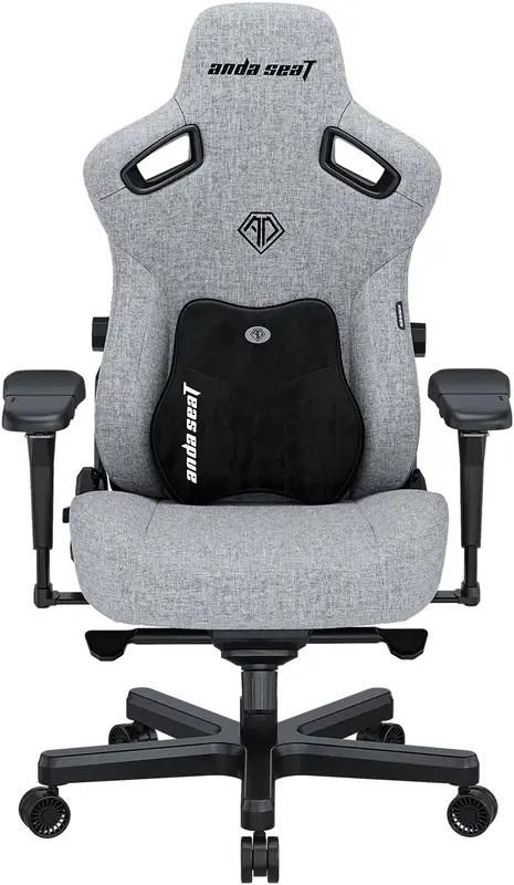 Ігрове крісло Anda Seat Kaiser 3 Pro Size XL (Grey Fabric) AD12YDC-XL-01-G-PV/F-G02 - фото - №1