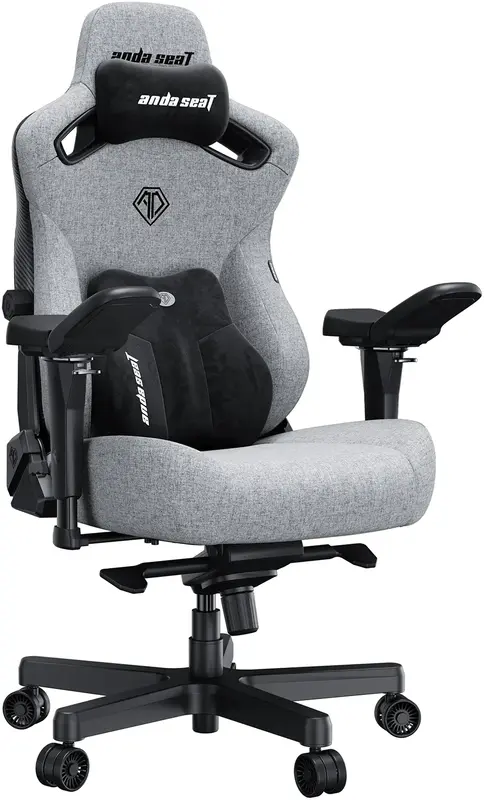 Ігрове крісло Anda Seat Kaiser 3 Pro Size XL (Grey Fabric) AD12YDC-XL-01-G-PV/F-G02 - фото - №9