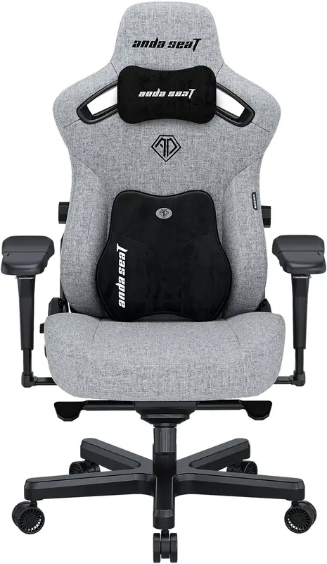 Ігрове крісло Anda Seat Kaiser 3 Pro Size XL (Grey Fabric) AD12YDC-XL-01-G-PV/F-G02 - фото - №0