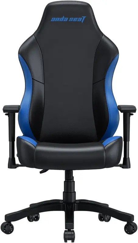 Ігрове крісло Anda Seat Luna Size L Black/Blue PVC (AD18-48-BS-PV) фото