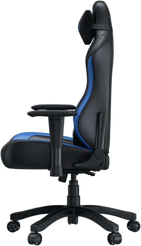 Ігрове крісло Anda Seat Luna Size L Black/Blue PVC (AD18-48-BS-PV) фото