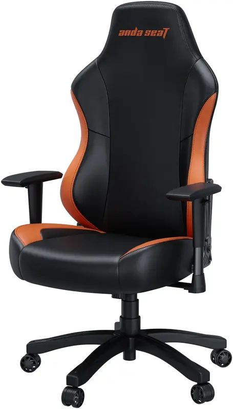Ігрове крісло Anda Seat Luna Size L Black/Orange PVC (AD18-48-BR-PV) - фото - №4