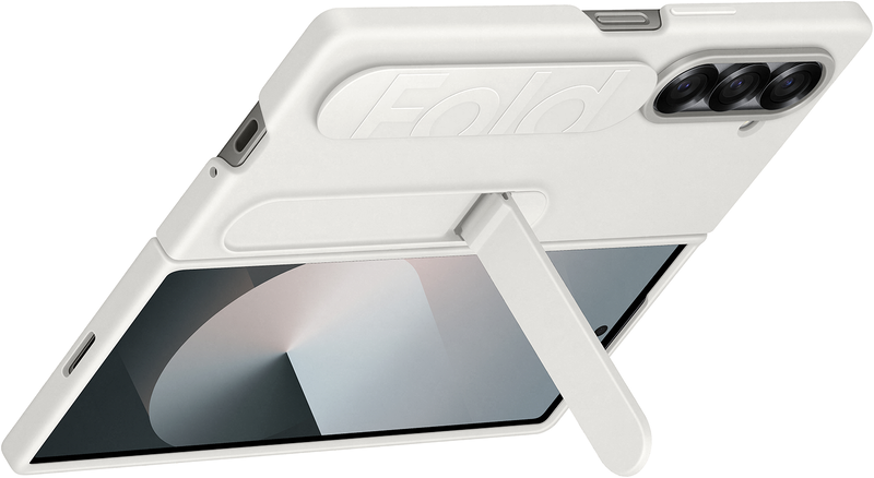 Чохол для Samsung Fold 6 Silicone Case White (EF-MF956TWEGUA) - фото - №4