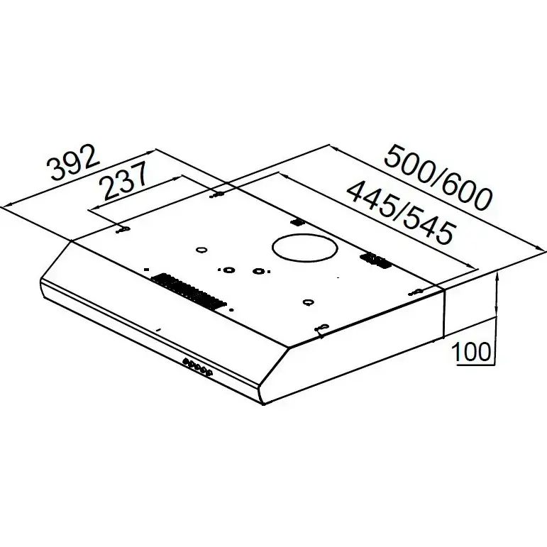 Вытяжка PYRAMIDA UX 60 BR - фото - №6