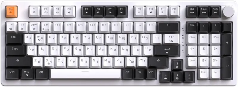 Клавиатура игровая GamePro MK170W Hot-Swap RGB (White) фото