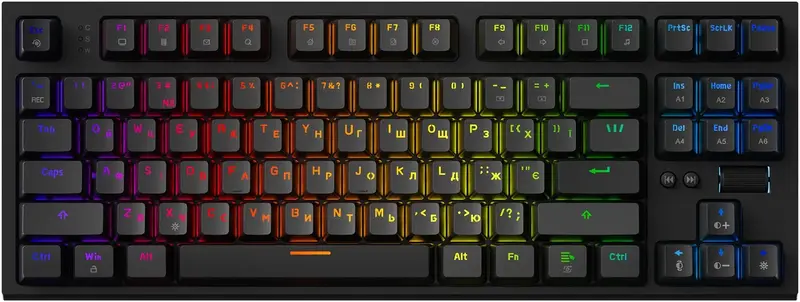 Клавиатура игровая GamePro MK180B Hot-Swap RGB (Black) фото
