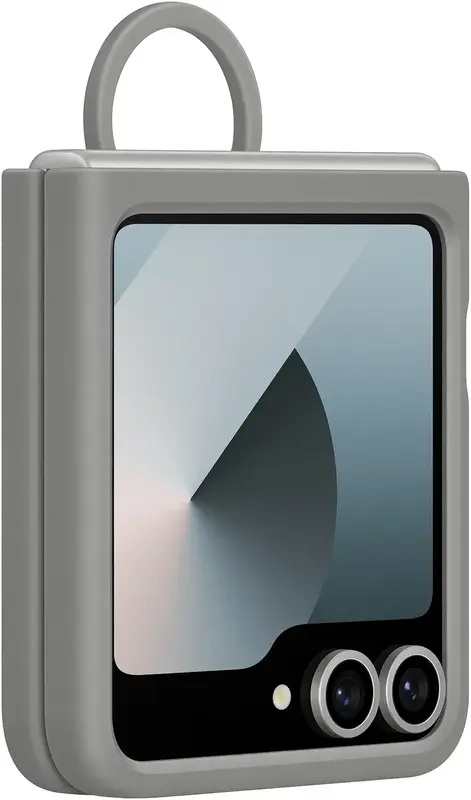 Чохол для Samsung Galaxy Flip 6 Silicone Case Gray (EF-PF741TJEGUA) - фото - №2