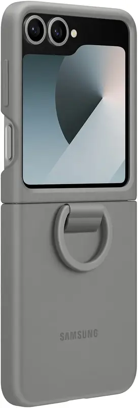 Чохол для Samsung Galaxy Flip 6 Silicone Case Gray (EF-PF741TJEGUA) - фото - №3
