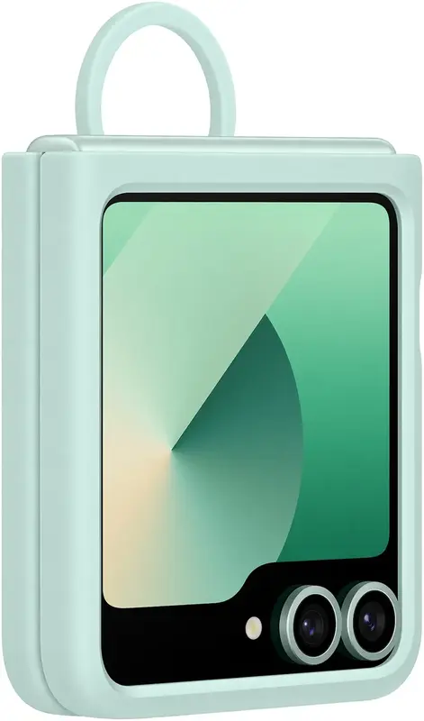 Чохол для Samsung Galaxy Flip 6 Silicone Case Mint (EF-PF741TMEGUA) - фото - №2