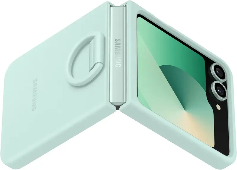 Чохол для Samsung Galaxy Flip 6 Silicone Case Mint (EF-PF741TMEGUA) - фото - №4