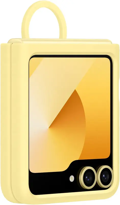 Чохол для Samsung Galaxy Flip 6 Silicone Case Yellow (EF-PF741TYEGUA) - фото - №2