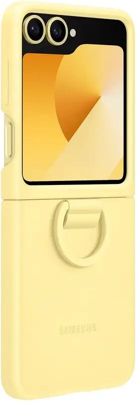 Чохол для Samsung Galaxy Flip 6 Silicone Case Yellow (EF-PF741TYEGUA) - фото - №3