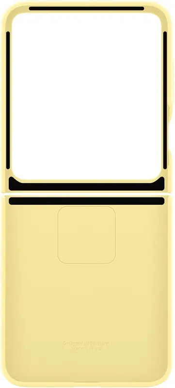 Чохол для Samsung Galaxy Flip 6 Silicone Case Yellow (EF-PF741TYEGUA) - фото - №5