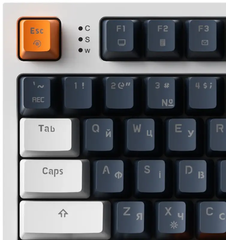 Клавіатура ігрова GamePro MK180W Hot-Swap RGB (White) фото