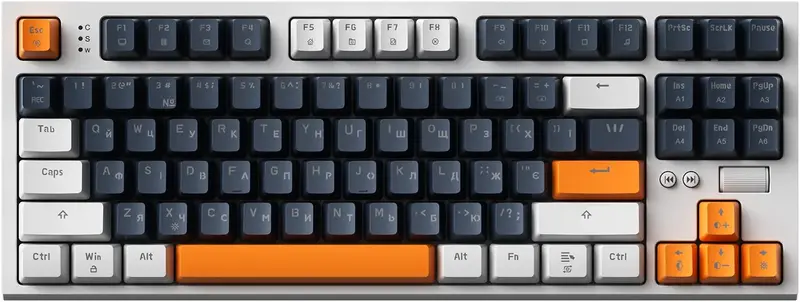 Клавіатура ігрова GamePro MK180W Hot-Swap RGB (White) фото