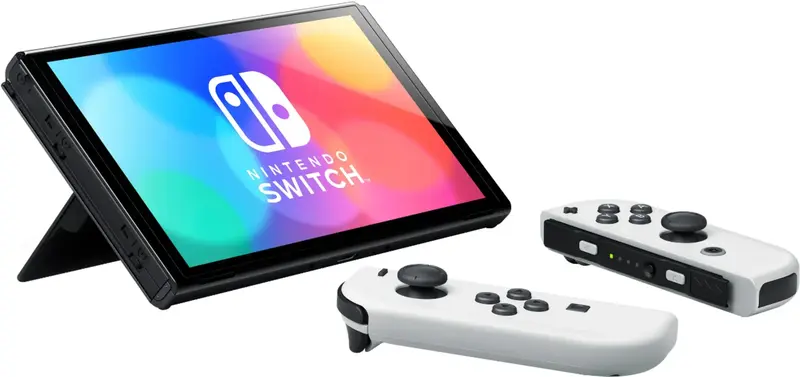 Игровая консоль Nintendo Switch OLED Model (White set) фото