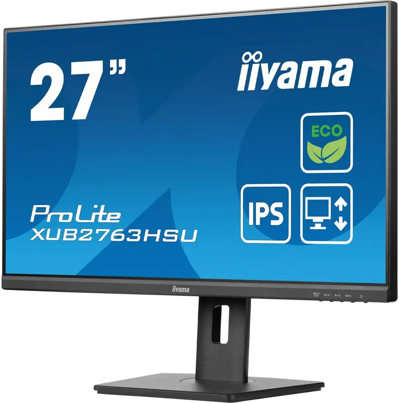 Монітор 27" Iiyama XUB2763HSU-B1 - фото - №2
