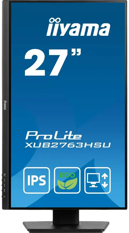 Монітор 27" Iiyama XUB2763HSU-B1 - фото - №3