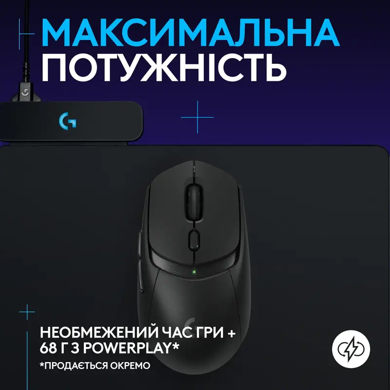 Миша ігрова Logitech G309 Wireless Black - фото - №6