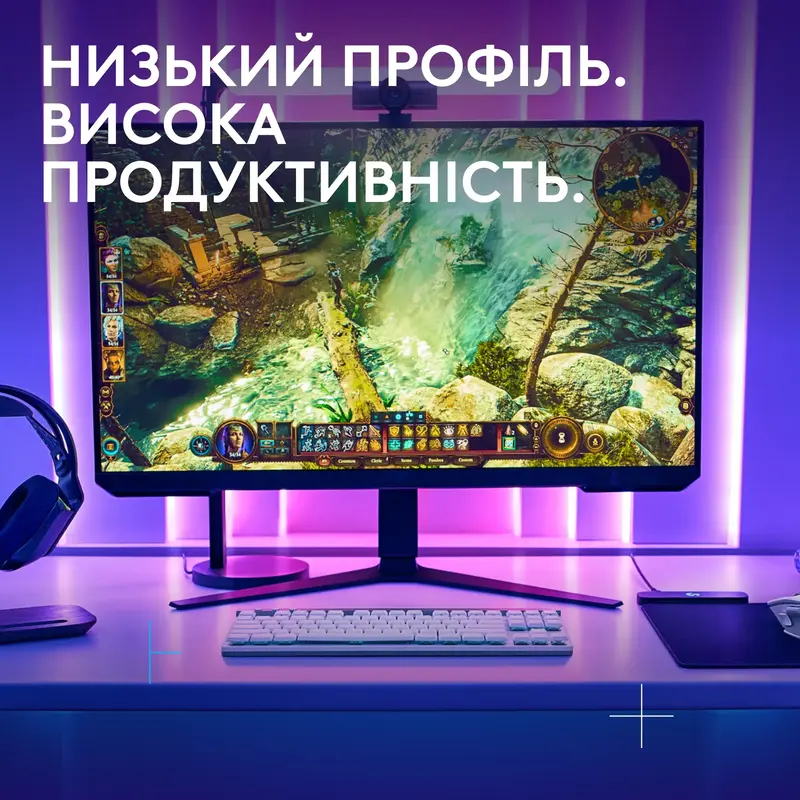 Ігрова клавіатура Logitech G515 LIGHTSPEED White - фото - №1