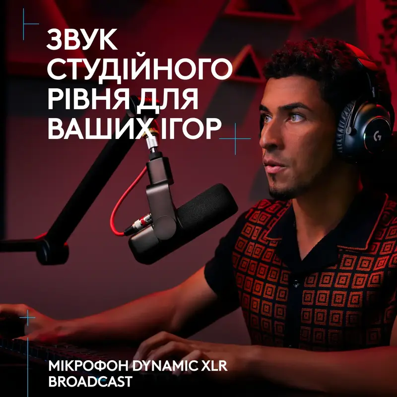 Микрофон Logitech G Yeti Broadcast Microphone with ClearAmp Black фото