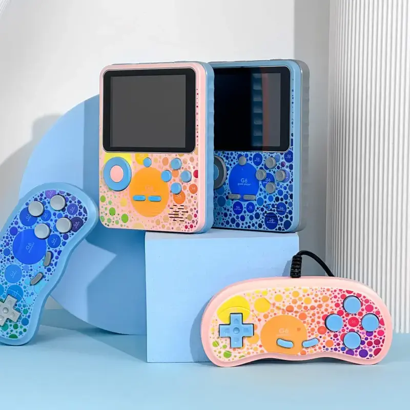 Портативная игровая консоль G6 3.5 дюйма 6000mAh (Pink) фото