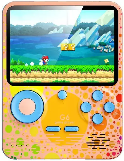 Портативная игровая консоль G6 3.5 дюйма 6000mAh (Pink) фото