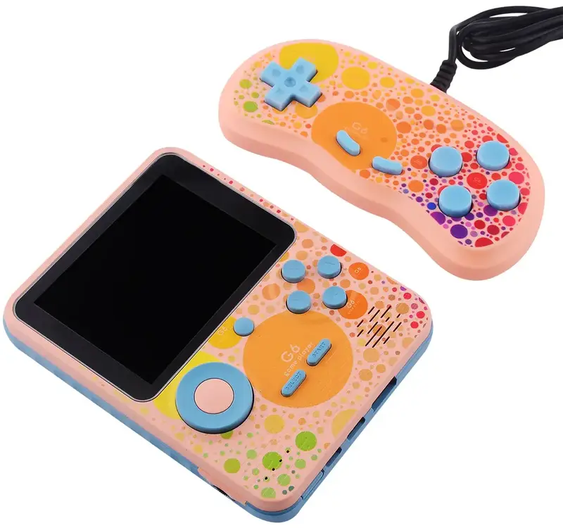 Портативная игровая консоль G6 3.5 дюйма 6000mAh (Pink) фото