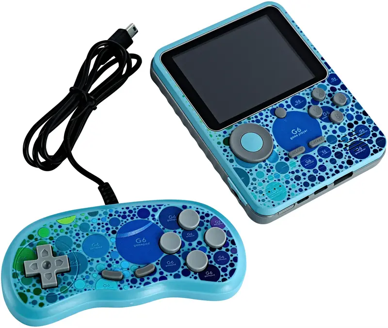 Портативна ігрова консоль G6 3.5 дюйми 6000mAh (Blue) фото