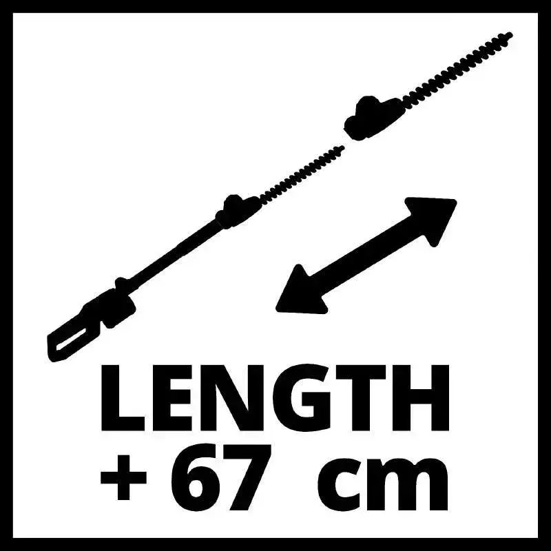 Кусторез телескопический аккумуляторный Einhell GC-HH 18/45 Li T - Solo PX, 18V (без АКБ и ЗУ) 3410585 фото