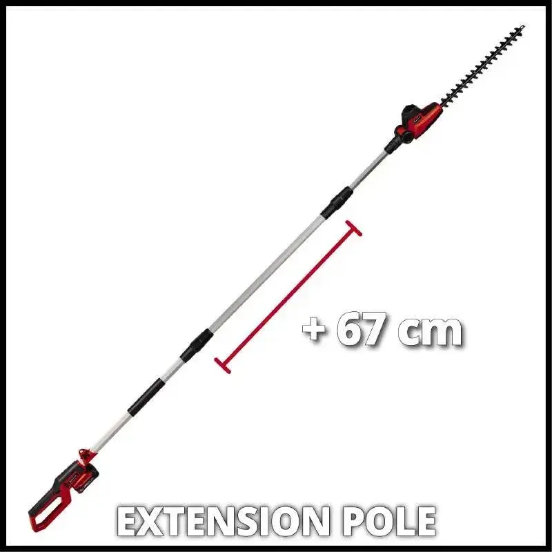 Кусторез телескопический аккумуляторный Einhell GC-HH 18/45 Li T - Solo PX, 18V (без АКБ и ЗУ) 3410585 фото