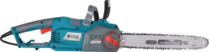 Пила ланцюгова електрична Konner&Sohnen KS CS2200-16 40см 2200Вт - фото - №1