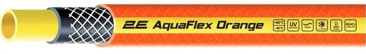 Шланг садовий 2Е AquaFlex Orange 1/2" 20м 4 шари 20бар -10+60C (2E-GHE12OE20) фото