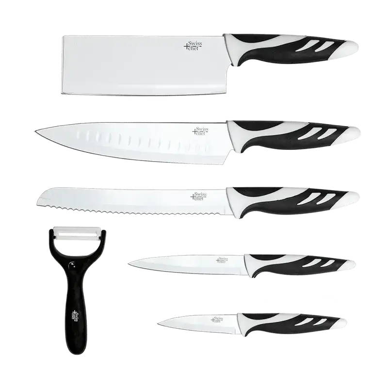 Набір ножів із 6 предметів CECOTEC 6 Pro Set White фото