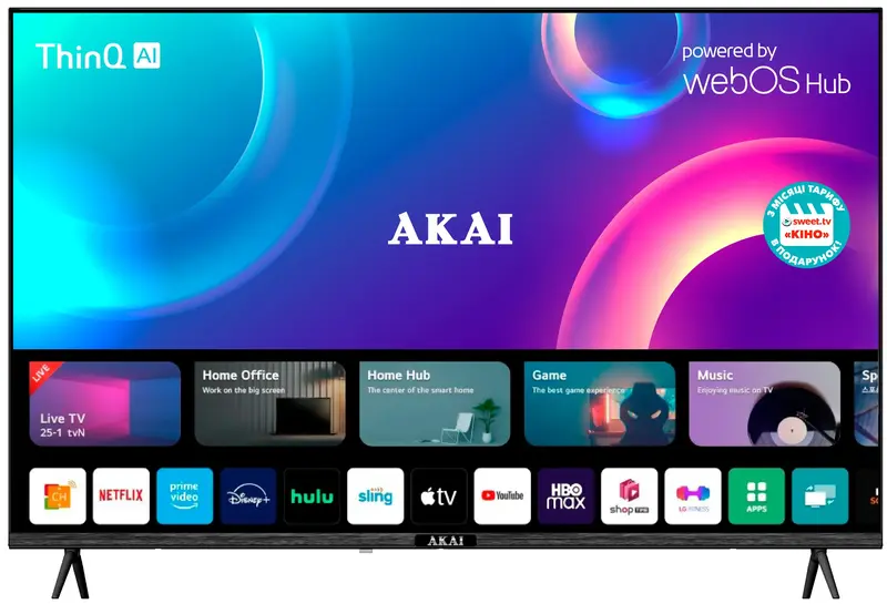 Телевізор Akai AK50UHD22W фото